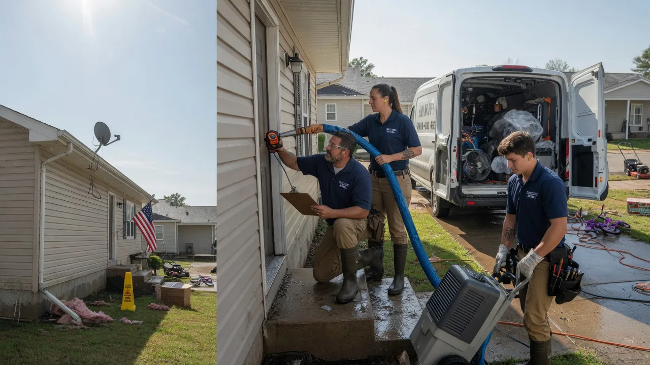Ceiling Water Damage Restoration in Monroe, IN near me